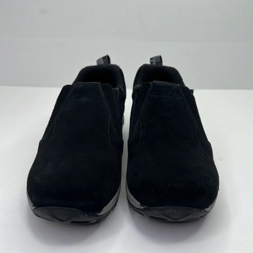 MERRELL Kid’s Jungle Moc Frosty Waterproof Black moccasin slip on shoe Sz 4.5